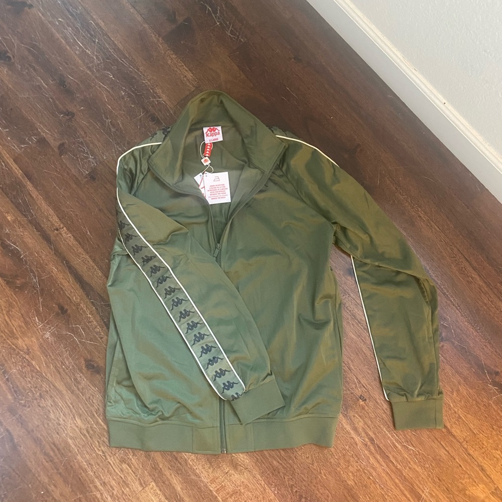 kappa men’s XL track top hunter green